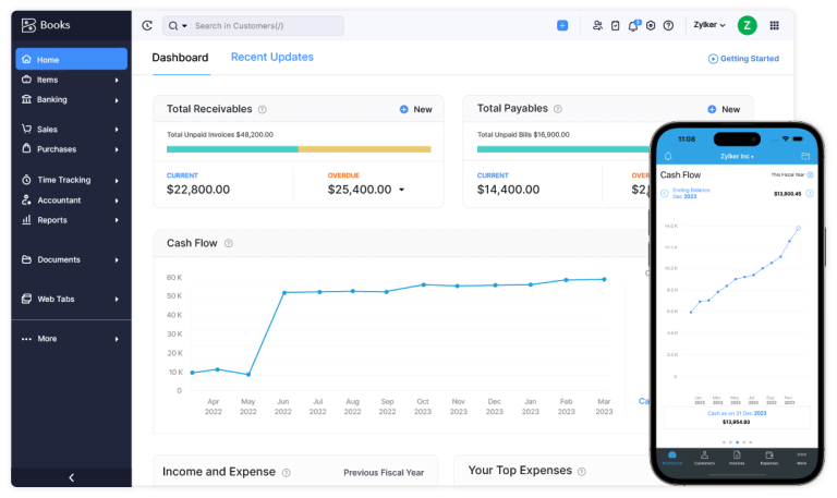 logiciel comptabilite zoho
